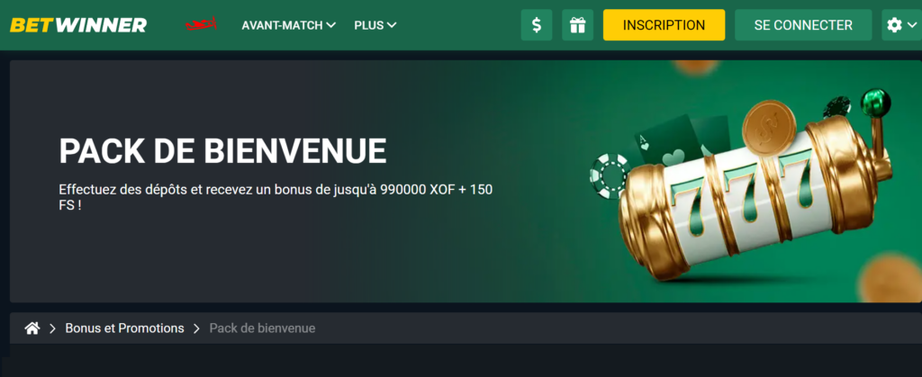 Conditions d’utilisation du bonus d’Betwinner d’inscription